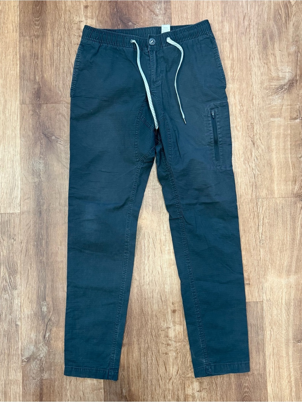 Vuori Ripstop Climber Pants Mens Small Gray Drawstring Stretch Hiking Outdoor